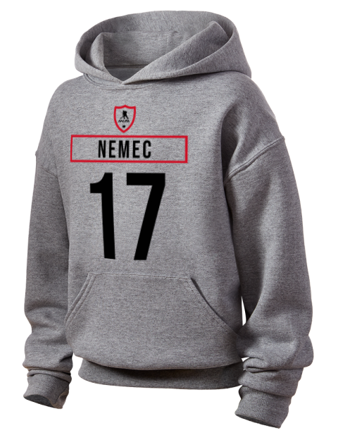 Home Jersey Simon Nemec Youth Hooded Sweatshirt | Swagsta