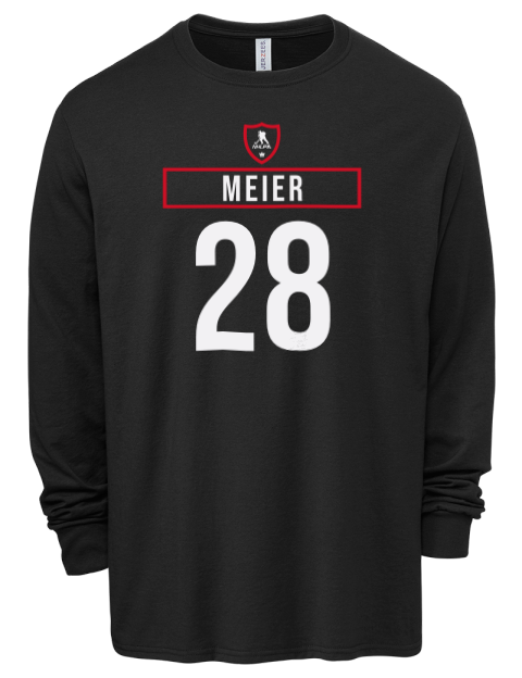 Away Jersey Timo Meier Men's Premium Blend Long Sleeve-T-Shirt | Swagsta
