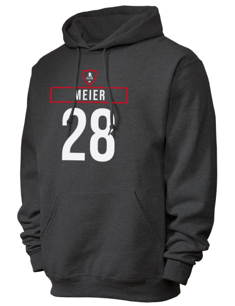 Away Jersey Timo Meier Unisex Hooded Sweatshirt | Swagsta