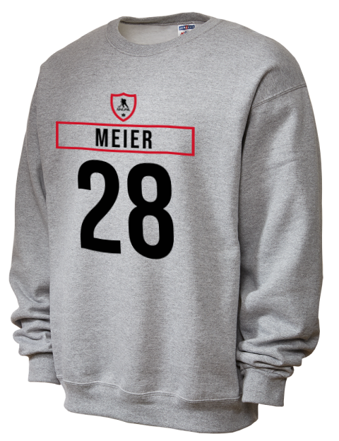 Home Jersey Timo Meier Unisex Crewneck Sweatshirt | Swagsta