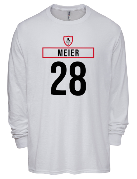 Home Jersey Timo Meier Men's Premium Blend Long Sleeve-T-Shirt | Swagsta