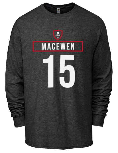 Away Jersey Zack MacEwen Men's Long-Sleeve T-Shirt | Swagsta