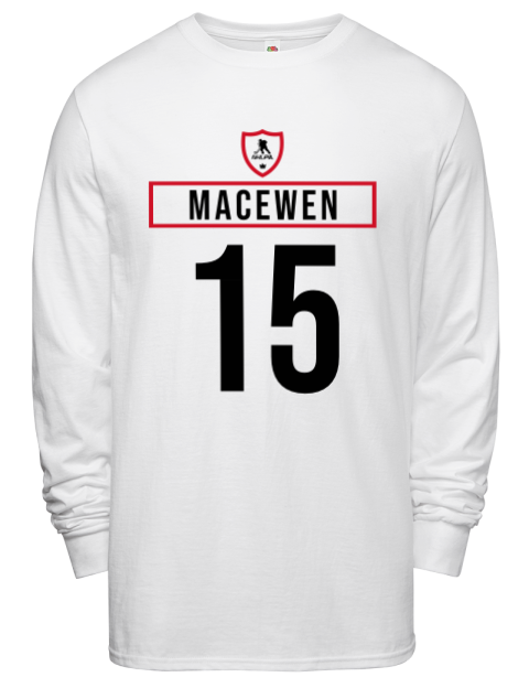 Home Jersey Zack MacEwen Men's Long-Sleeve T-Shirt | Swagsta