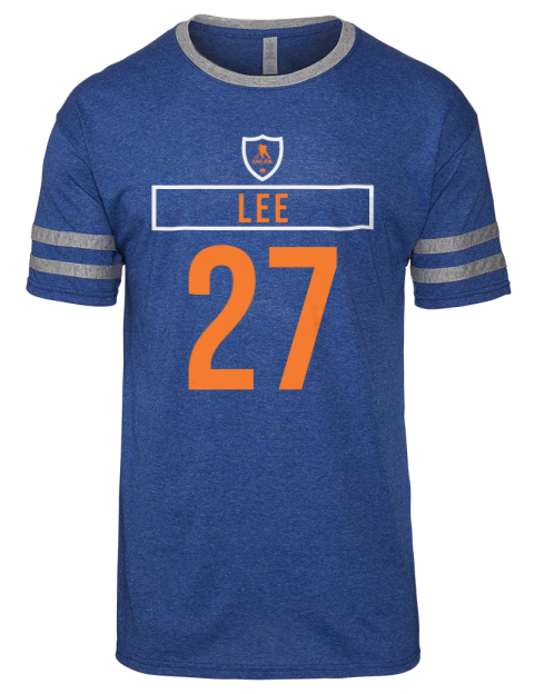 Away Jersey Anders Lee Men's Tri-Blend T-Shirt | Swagsta