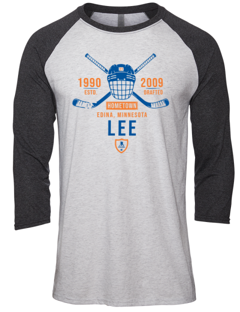Classic Heritage Anders Lee Unisex Premium Three-Quarter Raglan T-Shirt | Swagsta