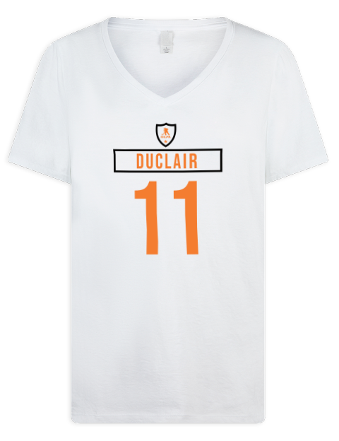 Home Jersey Anthony Duclair Premium Ladies V-Neck T-Shirt | Swagsta