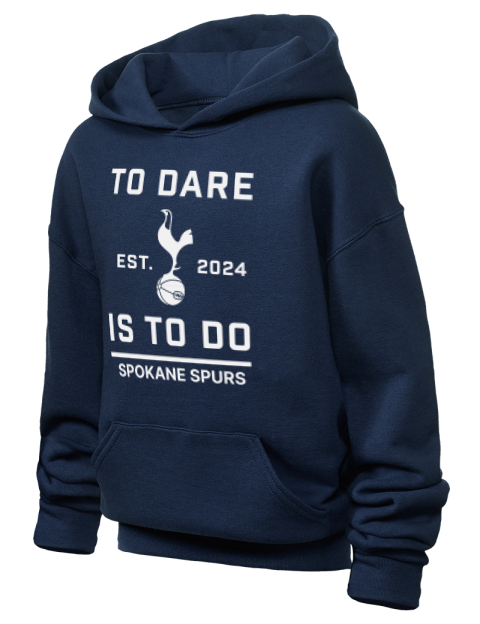 To Dare Is To Do Spokane Spurs Youth Hooded Sweatshirt | Swagsta