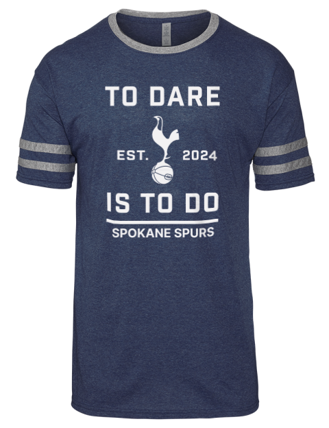 To Dare Is To Do Spokane Spurs Men's Tri-Blend T-Shirt | Swagsta