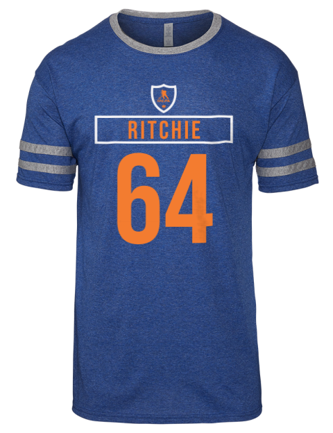 Away Jersey Calum Ritchie Men's Tri-Blend T-Shirt | Swagsta