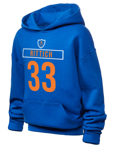 Away Jersey David Rittich Youth Hooded Sweatshirt | Swagsta