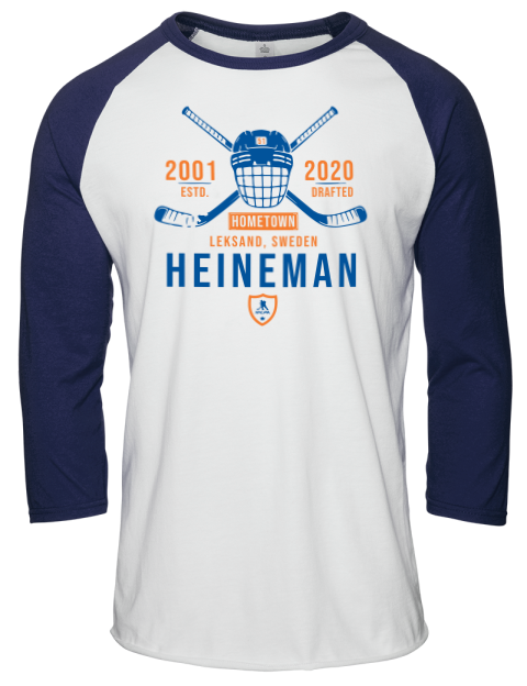 Classic Heritage Emil Heineman Unisex Premium Three-Quarter Raglan T-Shirt | Swagsta