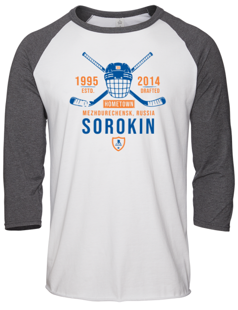 Classic Heritage Ilya Sorokin Unisex Premium Three-Quarter Raglan T-Shirt | Swagsta