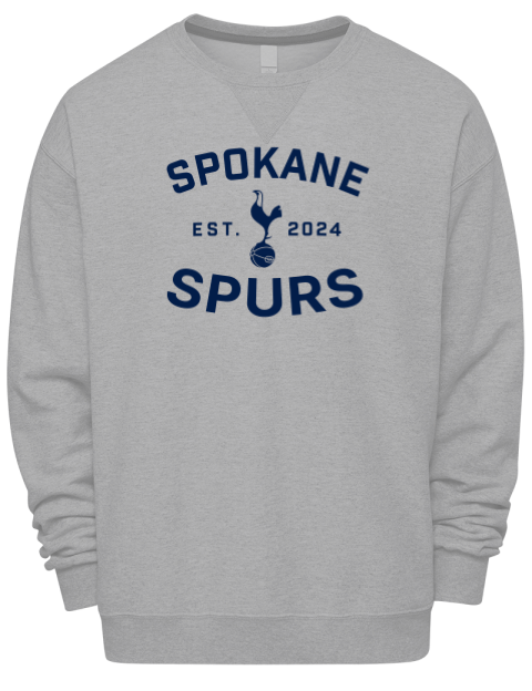 Fan Wear Spokane Spurs Premium Unisex Crewneck Sweatshirt | Swagsta