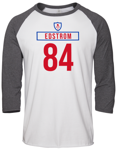 Home Jersey Adam Edstrom Unisex Premium Three-Quarter Raglan T-Shirt | Swagsta