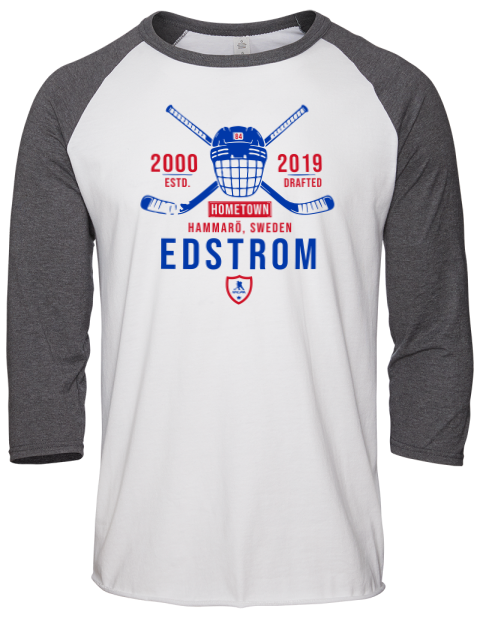Classic Heritage Adam Edstrom Unisex Premium Three-Quarter Raglan T-Shirt | Swagsta