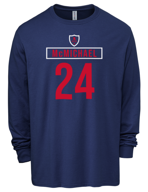 1A Away Jersey Connor McMichael Men's Premium Blend Long Sleeve-T-Shirt | Swagsta