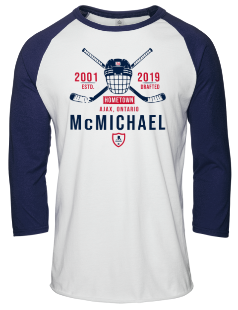 4A Classic Heritage Connor McMichael Unisex Premium Three-Quarter Raglan T-Shirt | Swagsta