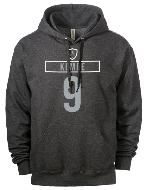 Away Jersey Adrian Kempe Eco Premium Unisex Hooded Sweatshirt | Swagsta