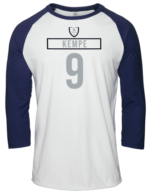 Home Jersey Adrian Kempe Unisex Premium Three-Quarter Raglan T-Shirt | Swagsta