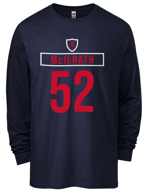 1A Away Jersey Dylan McIlrath Men's Long-Sleeve T-Shirt | Swagsta