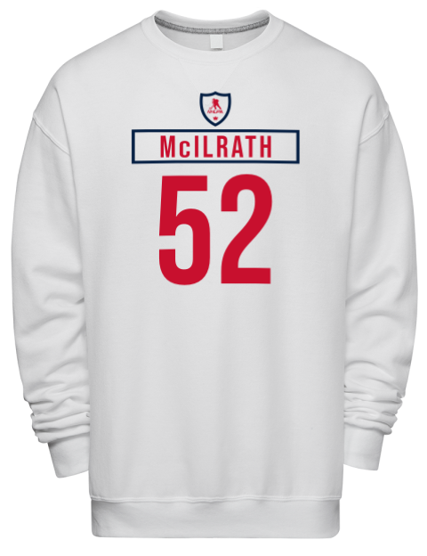 2A Home Jersey Dylan McIlrath Premium Unisex Crewneck Sweatshirt | Swagsta