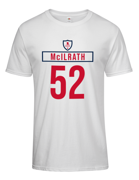 2A Home Jersey Dylan McIlrath Men's Premium T-Shirt | Swagsta