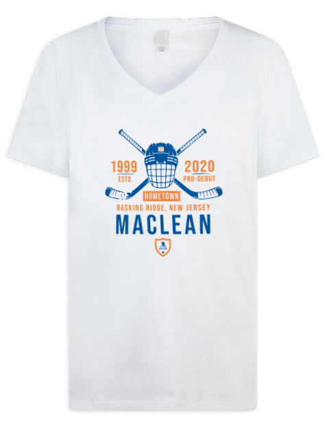 Classic Heritage Kyle MacLean Premium Ladies V-Neck T-Shirt | Swagsta