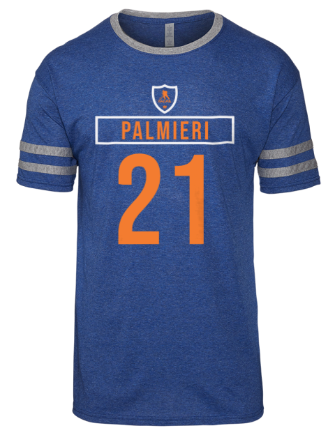 Away Jersey Kyle Palmieri Men's Tri-Blend T-Shirt | Swagsta