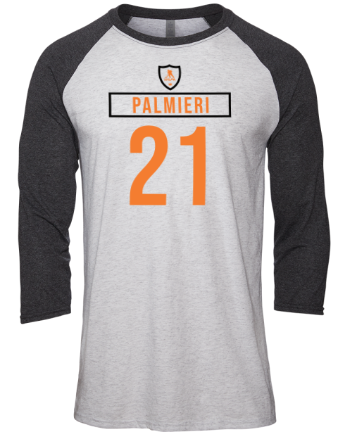 Home Jersey Kyle Palmieri Unisex Premium Three-Quarter Raglan T-Shirt | Swagsta