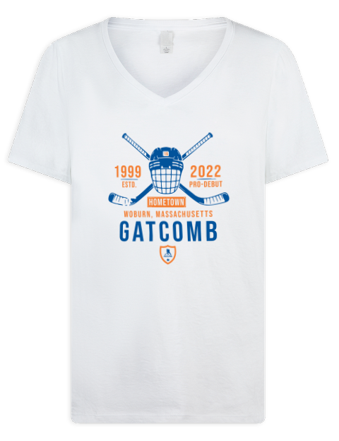 Classic Heritage Marc Gatcomb Premium Ladies V-Neck T-Shirt | Swagsta