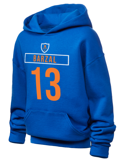Away Jersey Mathew Barzal Youth Hooded Sweatshirt | Swagsta