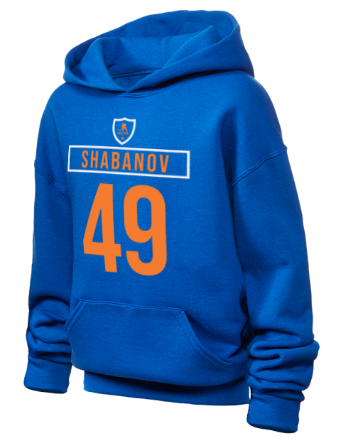 Away Jersey Maxim Shabanov Youth Hooded Sweatshirt | Swagsta