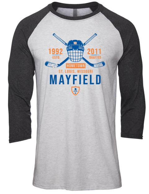 Classic Heritage Scott Mayfield Unisex Premium Three-Quarter Raglan T-Shirt | Swagsta