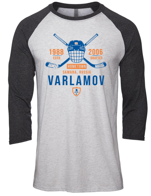 Classic Heritage Semyon Varlamov Unisex Premium Three-Quarter Raglan T-Shirt | Swagsta