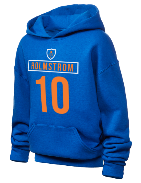 Away Jersey Simon Holmstrom Youth Hooded Sweatshirt | Swagsta