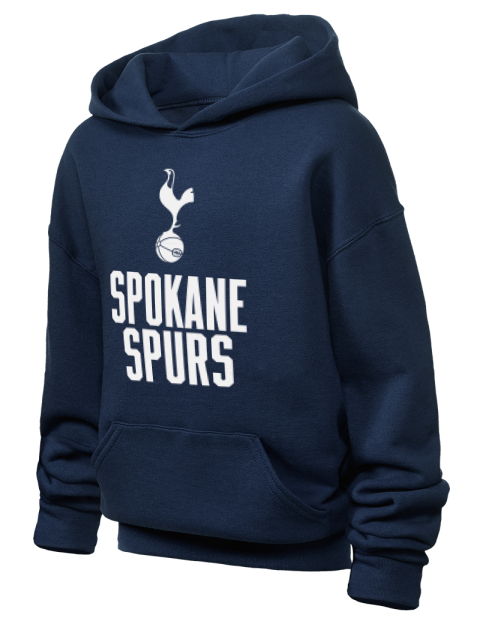 Arched Spokane Spurs Youth Hooded Sweatshirt | Swagsta