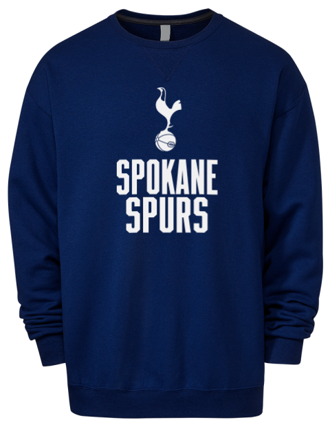 Arched Spokane Spurs Premium Unisex Crewneck Sweatshirt | Swagsta