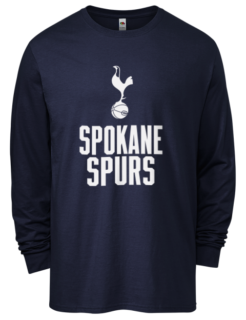 Arched Spokane Spurs Men's Long-Sleeve T-Shirt | Swagsta