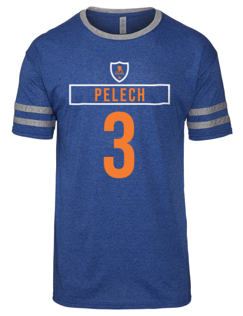 Away Jersey Adam Pelech Men's Tri-Blend T-Shirt | Swagsta