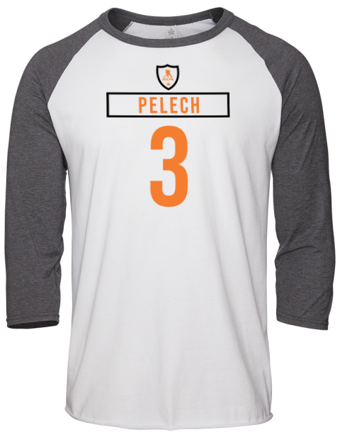 Home Jersey Adam Pelech Unisex Premium Three-Quarter Raglan T-Shirt | Swagsta