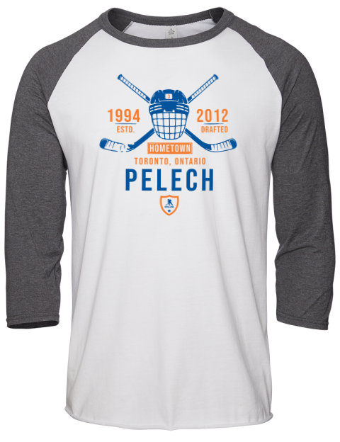 Classic Heritage Adam Pelech Unisex Premium Three-Quarter Raglan T-Shirt | Swagsta