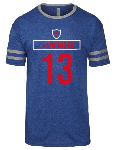 1A Away Jersey Alexis Lafreniere Men's Tri-Blend T-Shirt | Swagsta