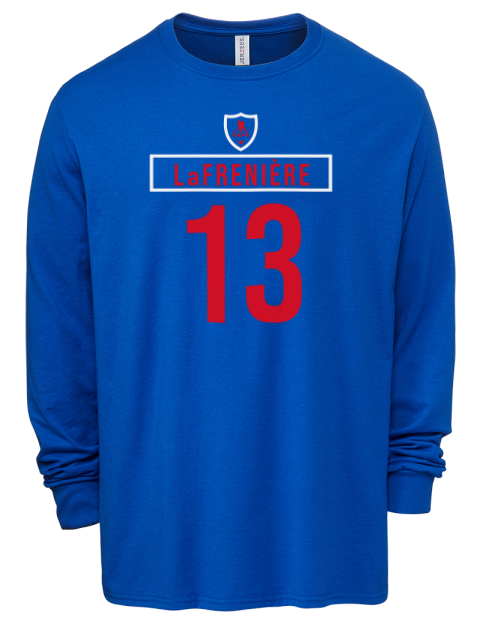 1A Away Jersey Alexis Lafreniere Men's Premium Blend Long Sleeve-T-Shirt | Swagsta