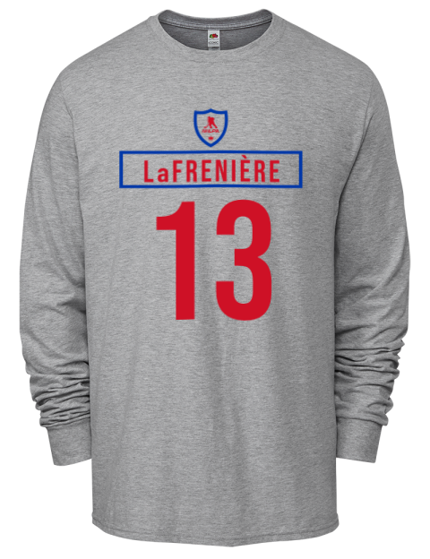 2A Home Jersey Alexis Lafreniere Men's Long-Sleeve T-Shirt | Swagsta