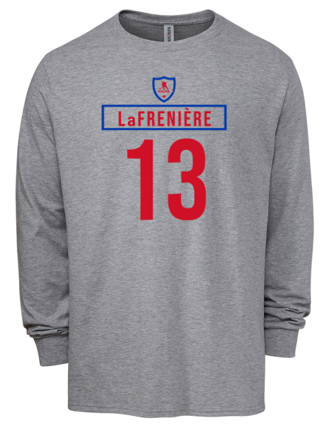 2A Home Jersey Alexis Lafreniere Men's Premium Blend Long Sleeve-T-Shirt | Swagsta