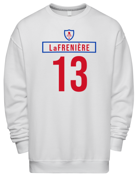 2A Home Jersey Alexis Lafreniere Premium Unisex Crewneck Sweatshirt | Swagsta