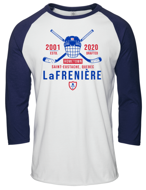4A Classic Heritage Alexis Lafreniere Unisex Premium Three-Quarter Raglan T-Shirt | Swagsta