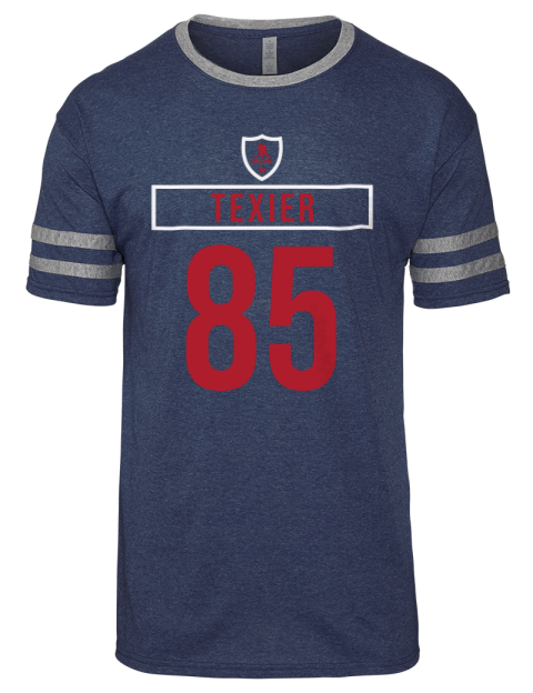 Away Jersey Alexandre Texier Men's Tri-Blend T-Shirt | Swagsta