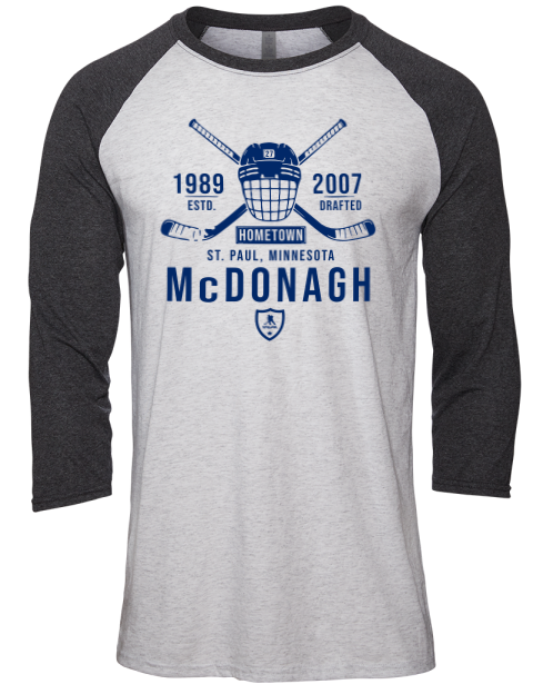 4A Classic Heritage Ryan Mcdonagh Unisex Premium Three-Quarter Raglan T-Shirt | Swagsta