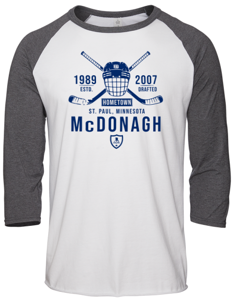 4A Classic Heritage Ryan Mcdonagh Unisex Premium Three-Quarter Raglan T-Shirt | Swagsta
